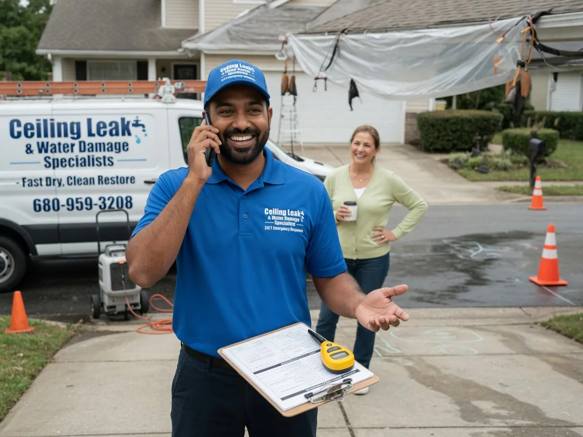Ceiling Leak Cleanup Dallas, PA FAQs